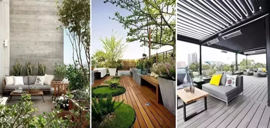 在家也能享受阳光,非常漂亮的露台设计!