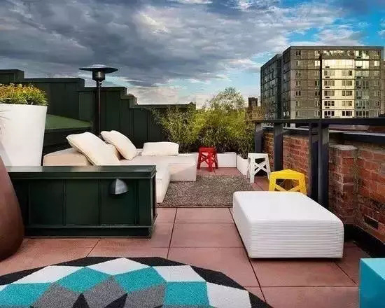 在家也能享受阳光,非常漂亮的露台设计!