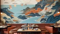 酒店装修材料之壁画