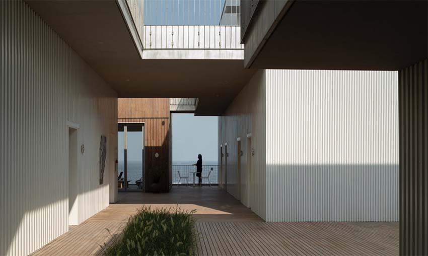 酒店中庭的几种围合方式简介